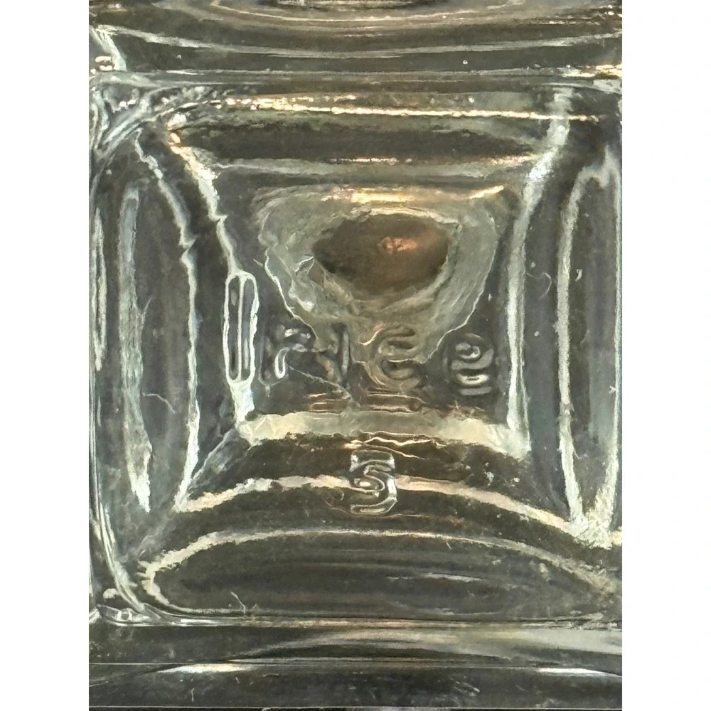 Vintage Irice Mini Crystal Salt & Pepper Shakers Art Deco 1.5